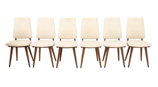 Jonathan Adler Upholstered Dining Chairs, 6