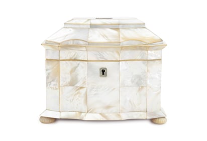 Victorian Mother-of-Pearl Tea Caddy