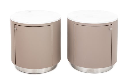 Ludovico & Roberto Palomba End Tables, Pair