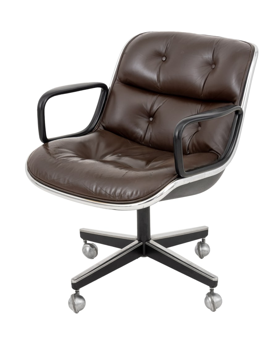 Charles Pollock for Knoll Leather Executive Chair (1 of 8)