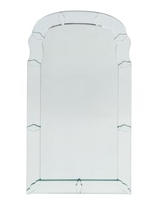 Venetian Arch Form Beveled Glass Mirror