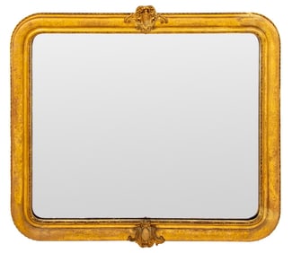 Louis Philippe Style Giltwood Mirror