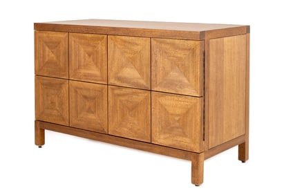 Noir Quadrant Two-Door Walnut Sideboard