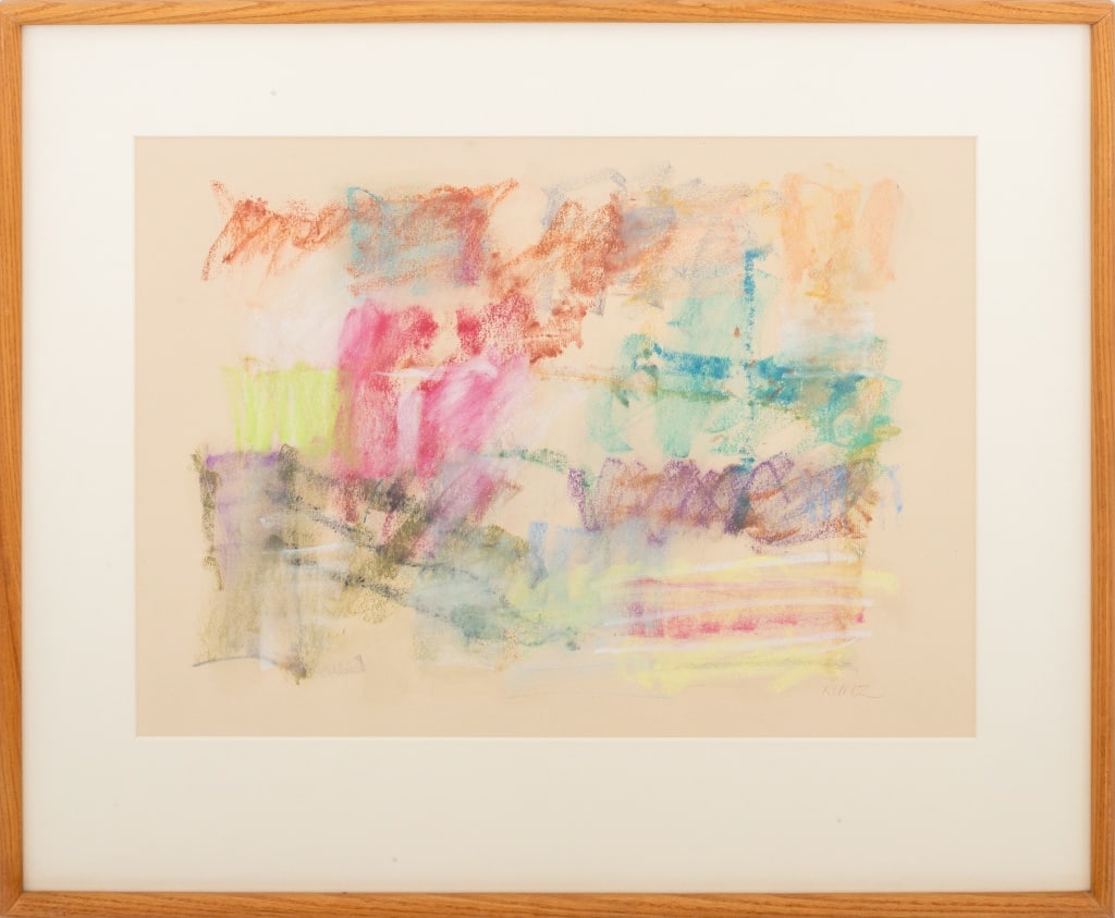 Donald Kunz Abstract Composition Pastel (1 of 5)