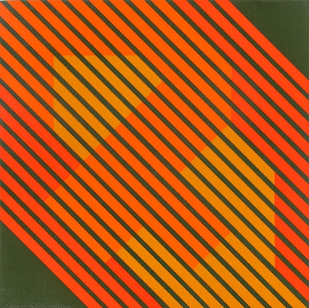Elaine Cohen Line Composition Screenprint, 1973 (1 of 8)