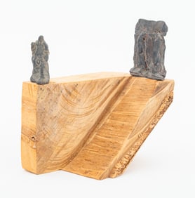 Leonid Lerman Figural Mixed Media Sculpture