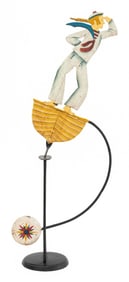 Folk Art Sailor Pendulum Sculpture