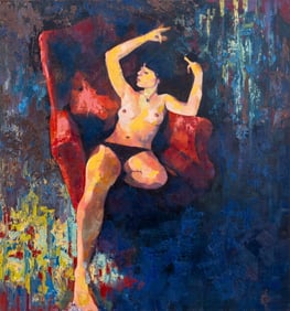 Robin Urbani "Transcendence" Oil on Canvas