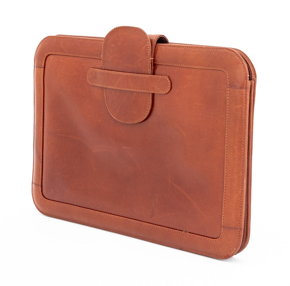 Christian Dior Tan Leather Envelope Clutch (1 of 8)