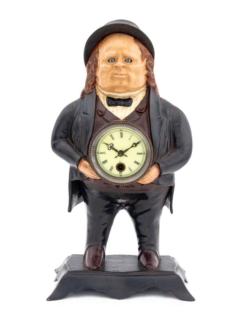 Bradley & Hubbard "John Bull" Cast Iron Clock (1 of 7)