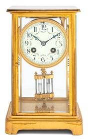 French Crystal Regulator Clock