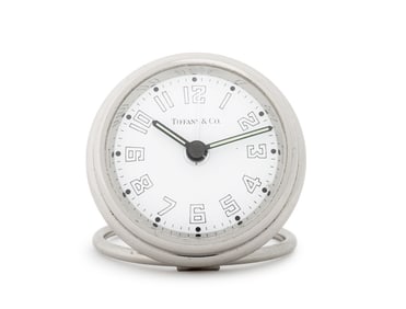 Tiffany & Co. Nickel Aviator Alarm Clock