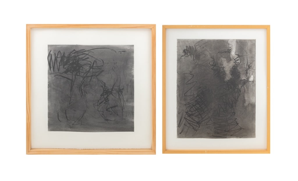 Robert O'Meara Abstract Compositions Charcoal, 2 (1 of 10)