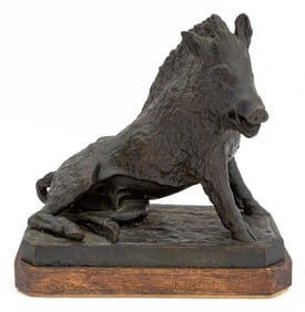 After Pietro Tacca Il Porcellino Bronze Sculpture