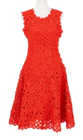 Christian Dior Sleeveless Red Dress
