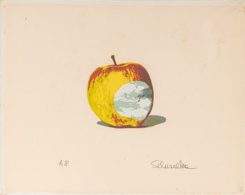 Elfi Schuselka "Apple" Screenprint, 1974