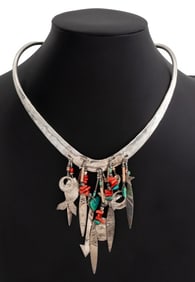 Tabra Tunoa Sterling Silver Necklace