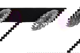 Victorian Silver Amethyst Clip Earrings: Pair of Victorian Silver Oval Faceted-Cut Amethyst Clip Earrings, marked: "STG" with maker's mark. Amethysts are approx: 16 x 11.5 mm each. Earrings measure: 0.75" L x 0.56" W. Silver tested. Approx: