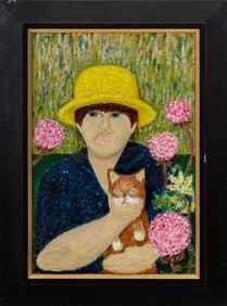 Kayo Lennar "Aubrey" Mixed Media on Canvas