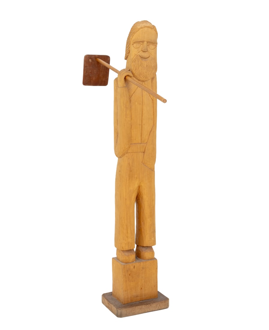 Reverend Herman Hayes Folk Art Carving, 1982 (1 of 9)