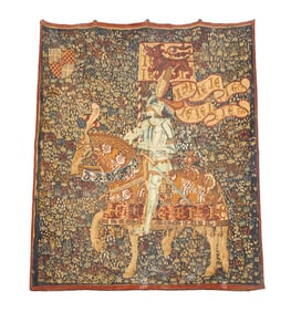 Rambovilet "Le Chevalier" Silkscreen Tapestry