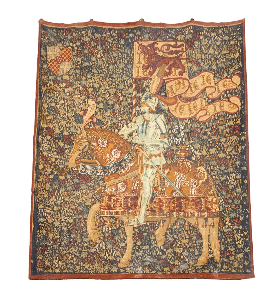 Rambovilet "Le Chevalier" Silkscreen Tapestry (1 of 6)