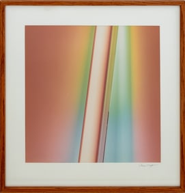 Anne Sager Striped Abstraction Chromogenic Print