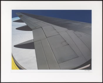 Anne Sager Airplane Wing Chromogenic Print