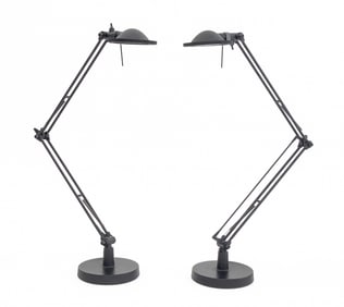 Meda & Rizzatto for Lucepan Desk Lamps, Pair