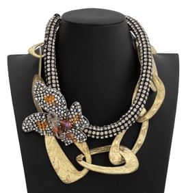 Vilaiwan Silver-Tone and Gold-Tone Necklace