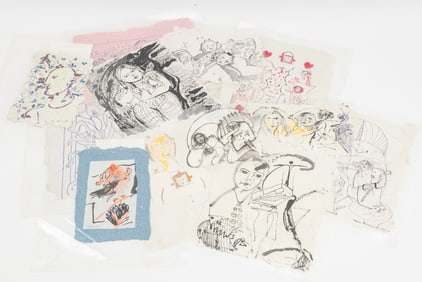 Eva Bouzard-Hui Surrealist Mixed Media, 12