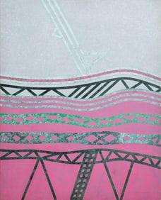 Eva Bouzard-Hui "Ladder to Heaven" Oil on Canvas