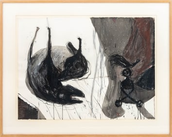 Robert Dandarov Abstract Composition Mixed Media