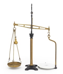Avery's Brass and Cast Iron Grocery Scales