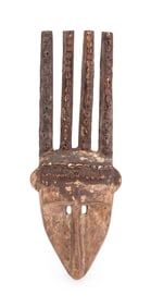 Bamana N'tomo Carved Wood Mask