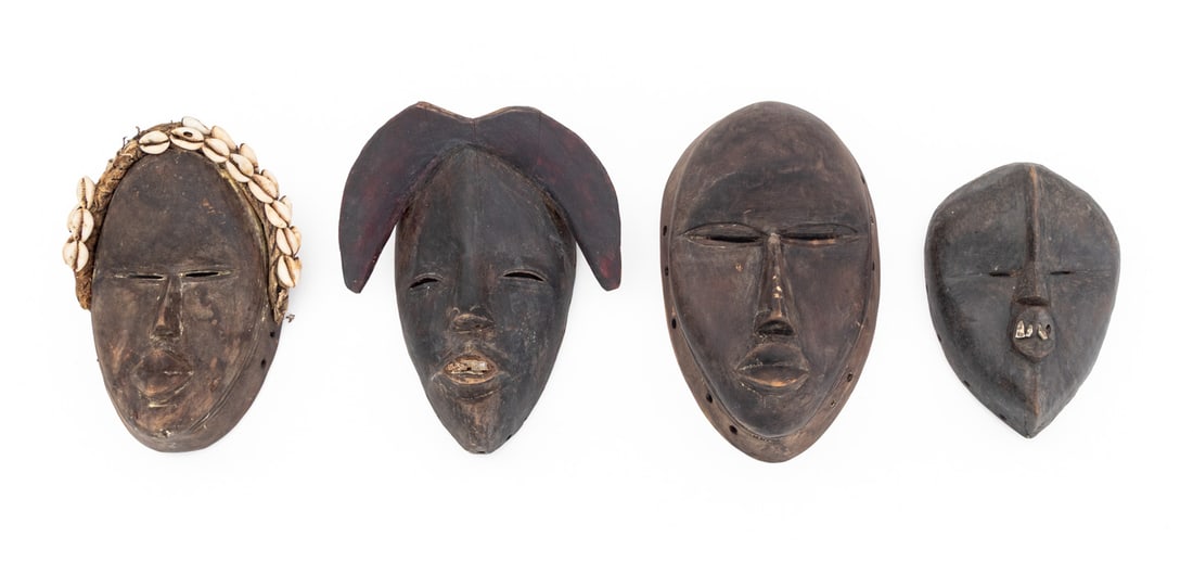 Dan African Carved Wood Masks, 4 (1 of 10)