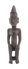Congolese Carved Wood Phemba Maternity Figure
