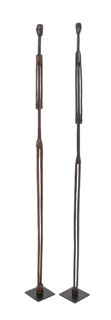 African Nyamwezi Wood Male & Female Figures (1 of 8)