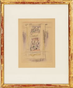 Jules Pascin "La Loge" Etching, 1925