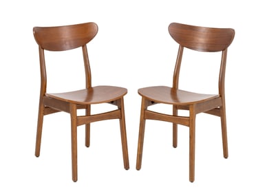 West Elm Bentwood Side Chairs, Pair