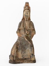 Chinese Crowned Tomb Figure