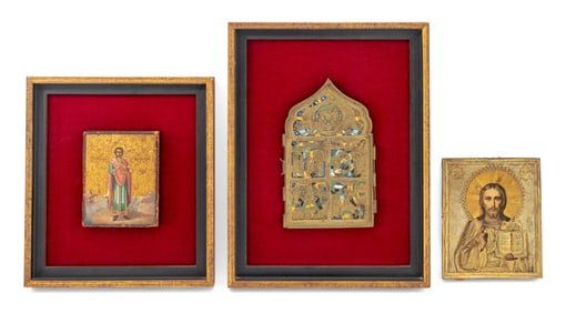Russian Icons, 19th C., 3