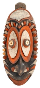 Papua New Guinea Palembai Painted Wood Mask