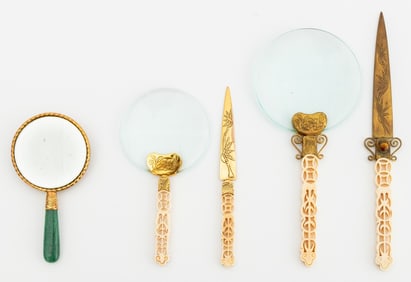 Chinese Carved & Gem-Set Articles, 5