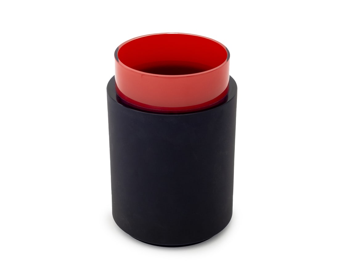 Anna Torfs Art Glass Vase, ca. 2005 (1 of 6)