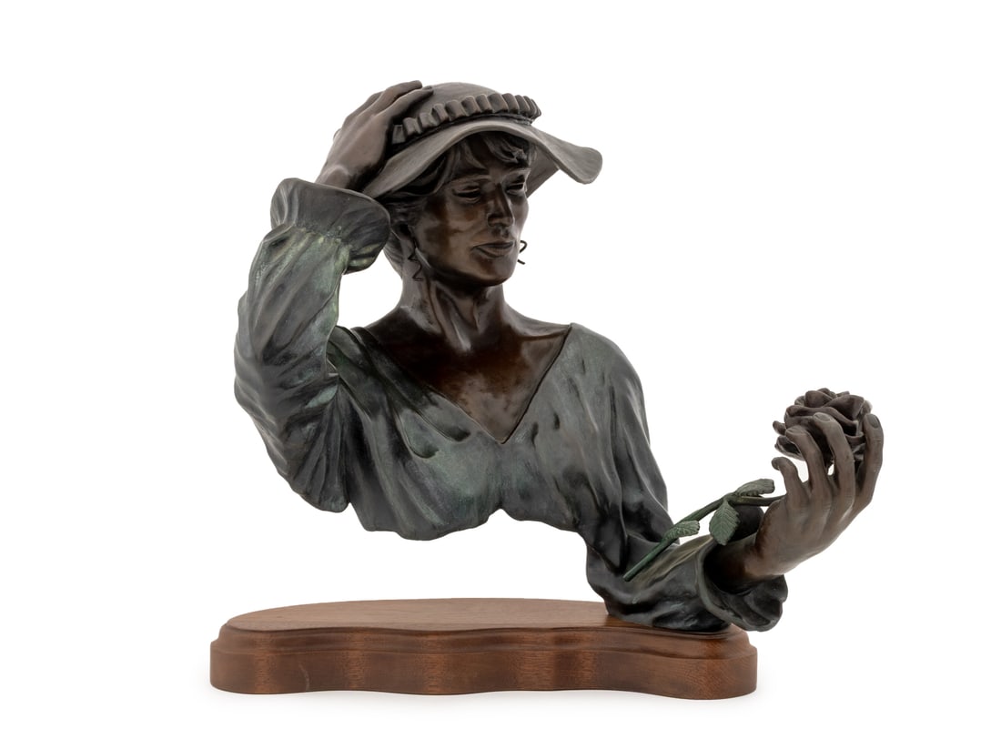 George Walbye Woman Bronze Sculpture, 1985 (1 of 13)