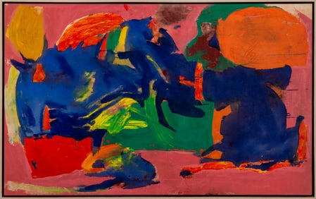 Contemporary School Abstract Mixed Media on Canvas