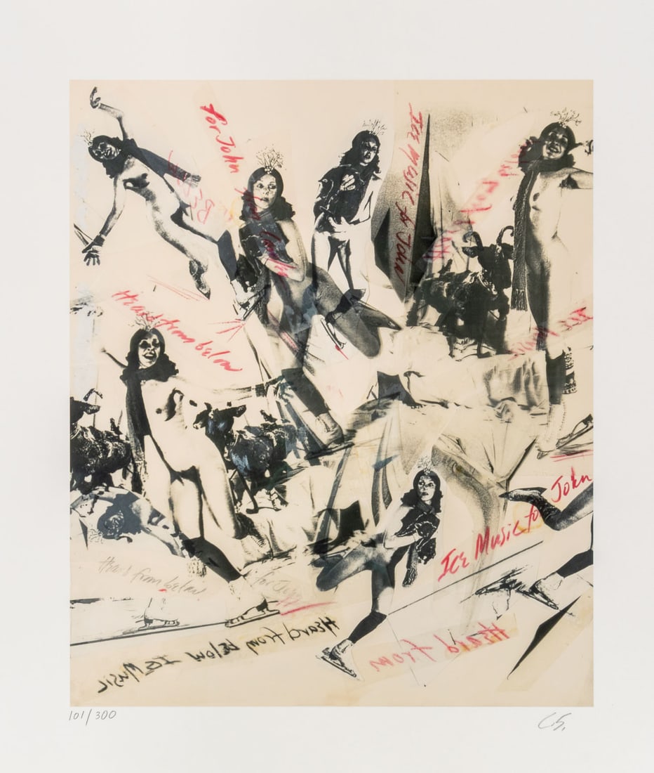 Carolee Schneemann "Ice Music for John", 2018: Carolee Schneemann (American, 1939-2019), "Ice Music for John", Archival Digital Print with Ultra Chrome HD Archival Inks on Epson Hot Press Bright Paper, printed by Rabbet Art Editions, Branchburg, N