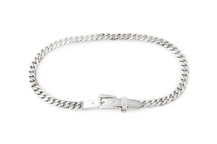 Ralph Lauren Sterling Silver Chain Link Belt