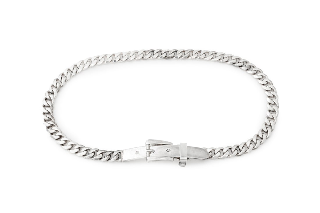 Ralph Lauren Sterling Silver Chain Link Belt (1 of 7)